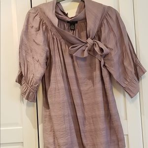 BCBG mauve tie top